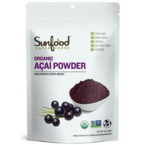 Sunfood Superfoods Acai Powder Packaging Design