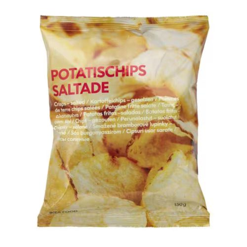 Ikea Potato Chips (Potatischips Saltade)