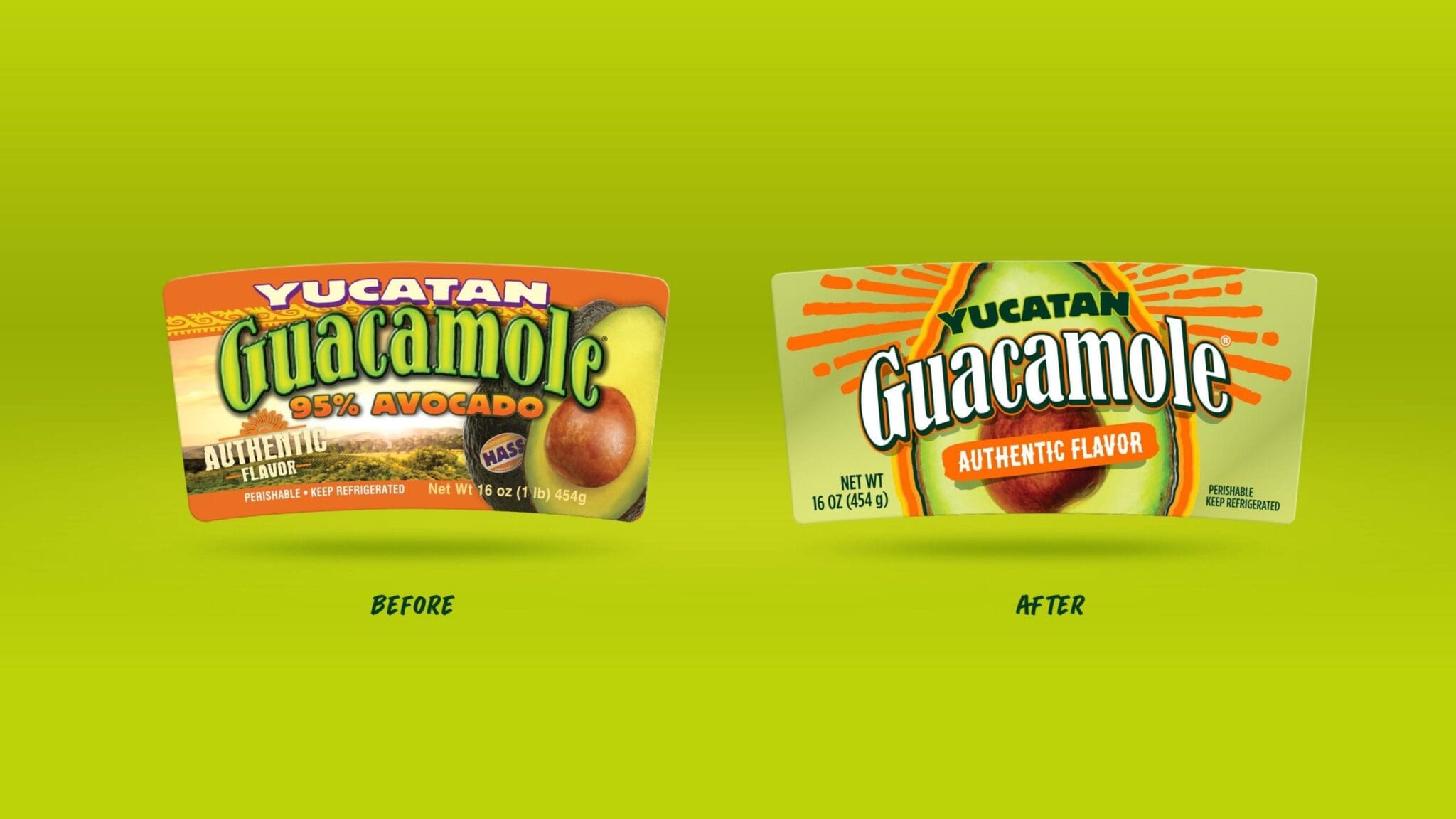 yucatan guacamole before after – SmashBrand - Package Design and Branding Agency yucatan guacamole package design