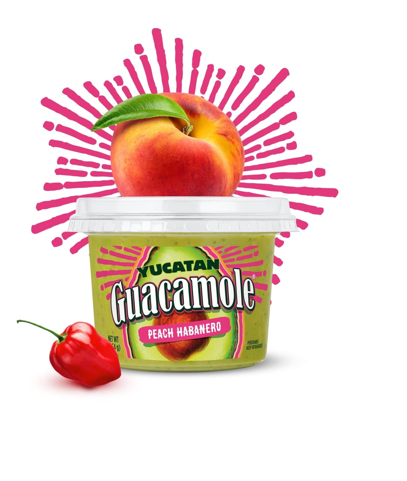 yucatan guacamole peach habanero – SmashBrand - Package Design and Branding Agency yucatan packaging design company