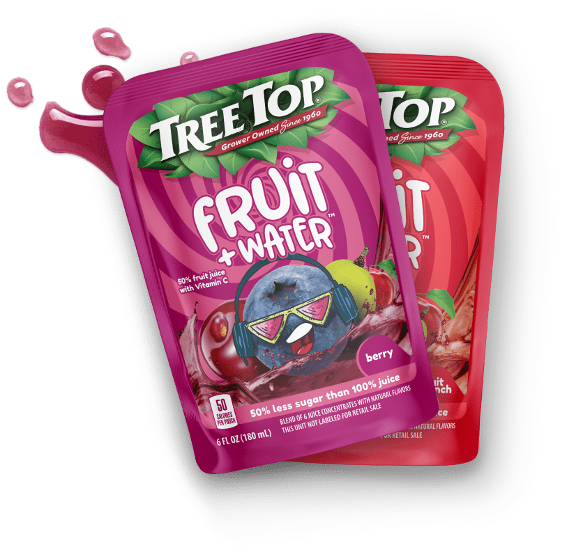 treetop fruit water – SmashBrand - Package Design and Branding Agency treetop packaging design