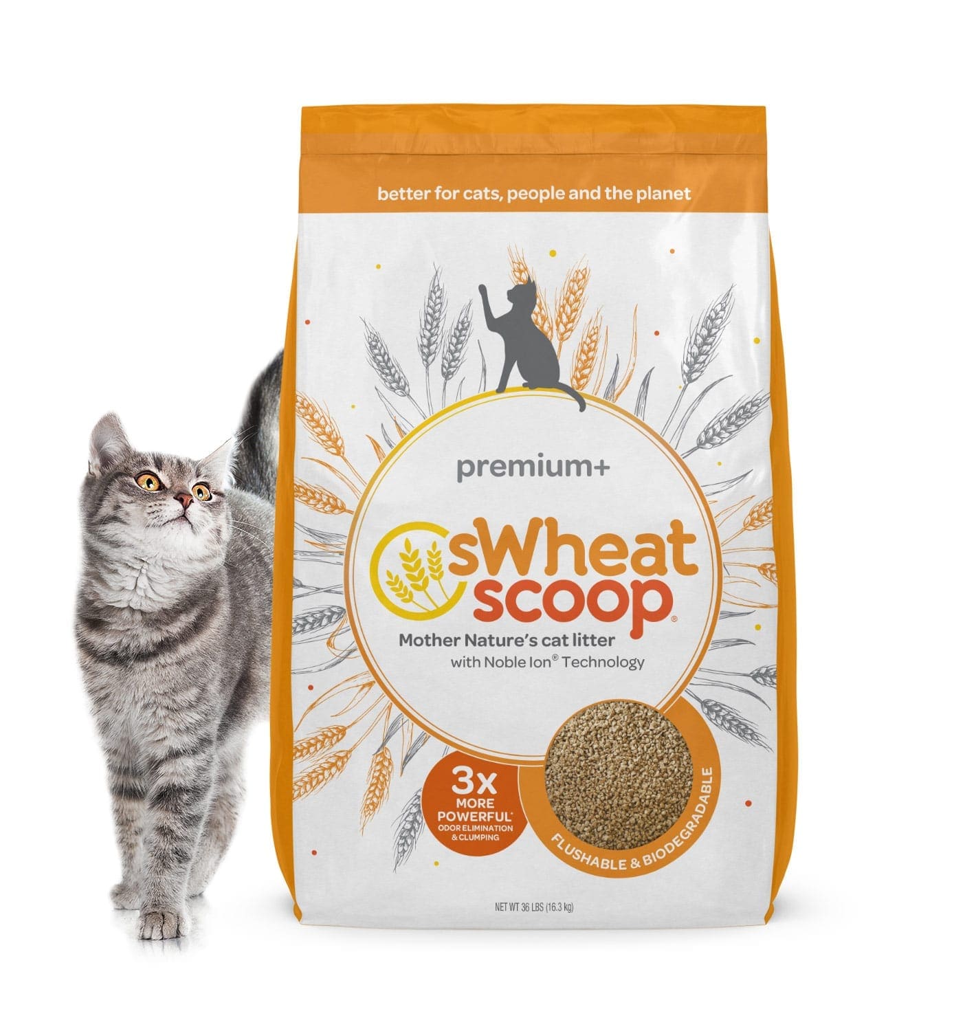 sWheat Scoop Cat Litter Packaging Design