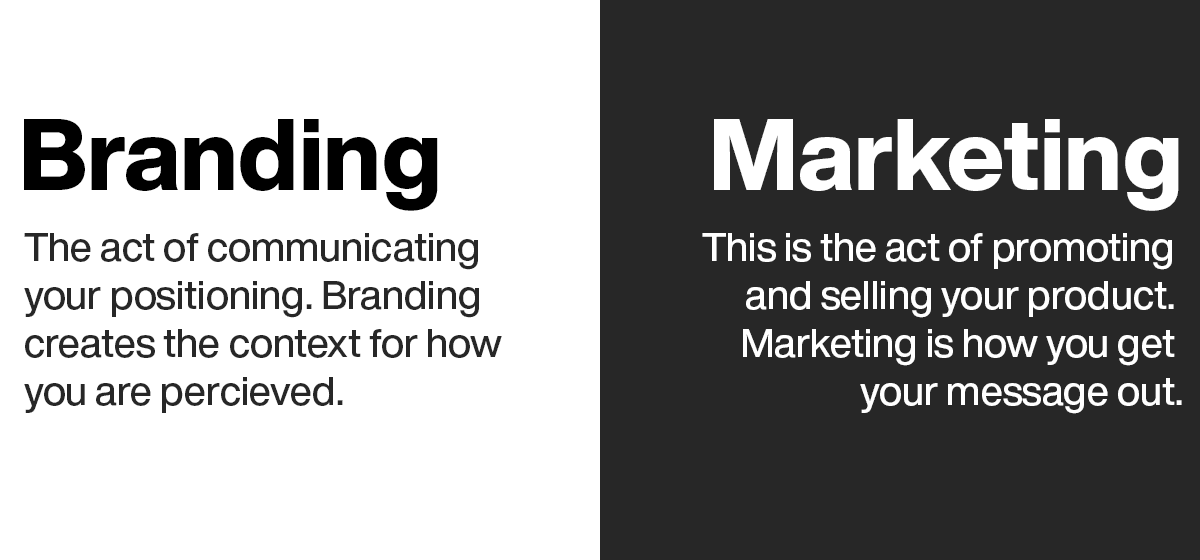 Branding vs. Marketing