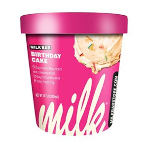 Milk Bar Ice Cream Packaging Design