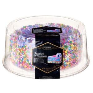 Walmart Unicorn Ice Cream Cake Packaging Design