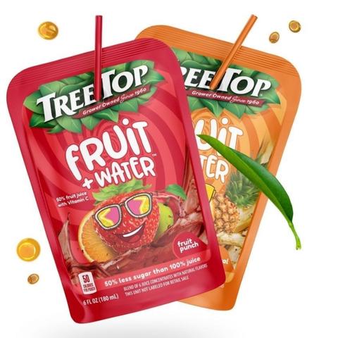 TreeTop Fruit + Water Packaging Design