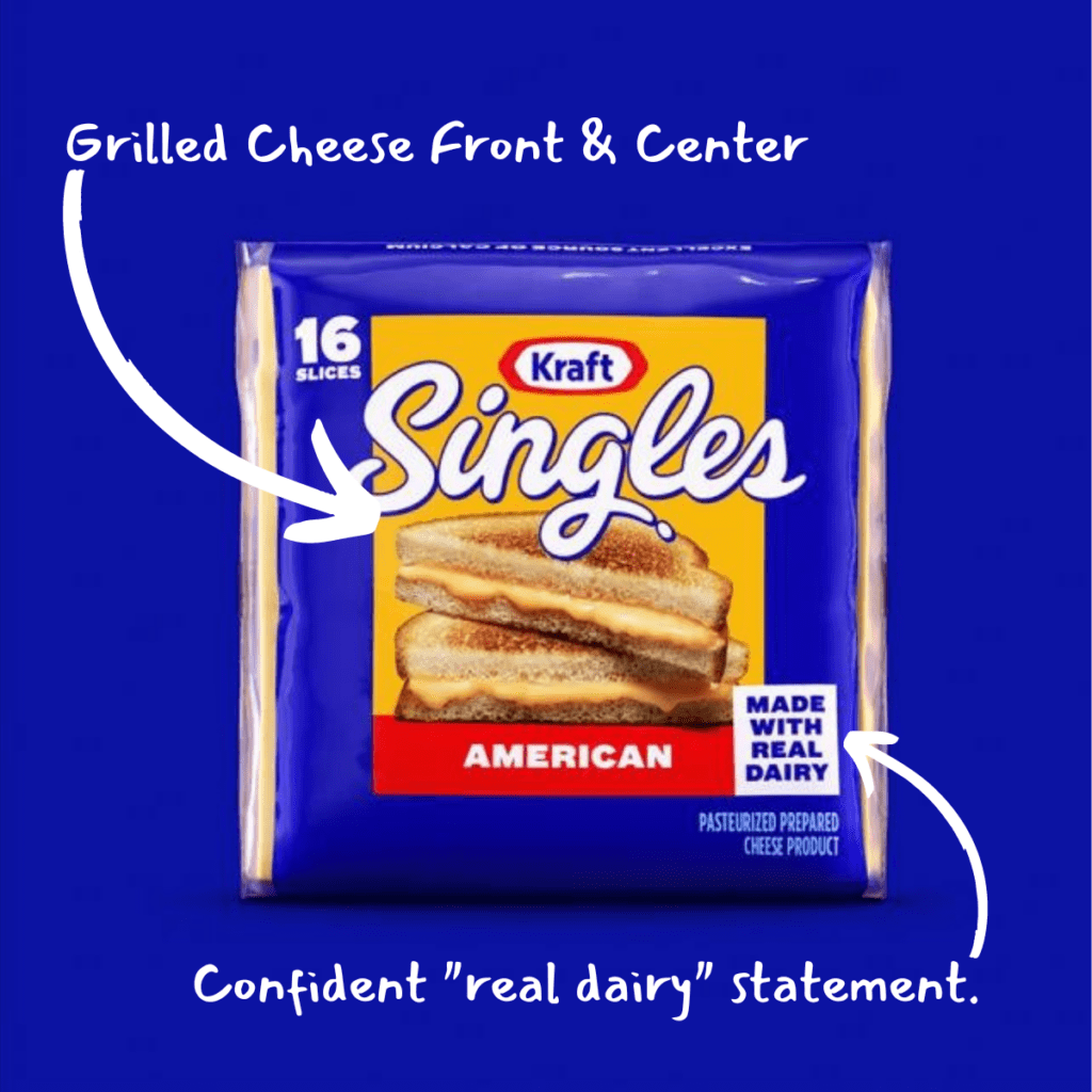 Kraft Singles Packaging Redesign