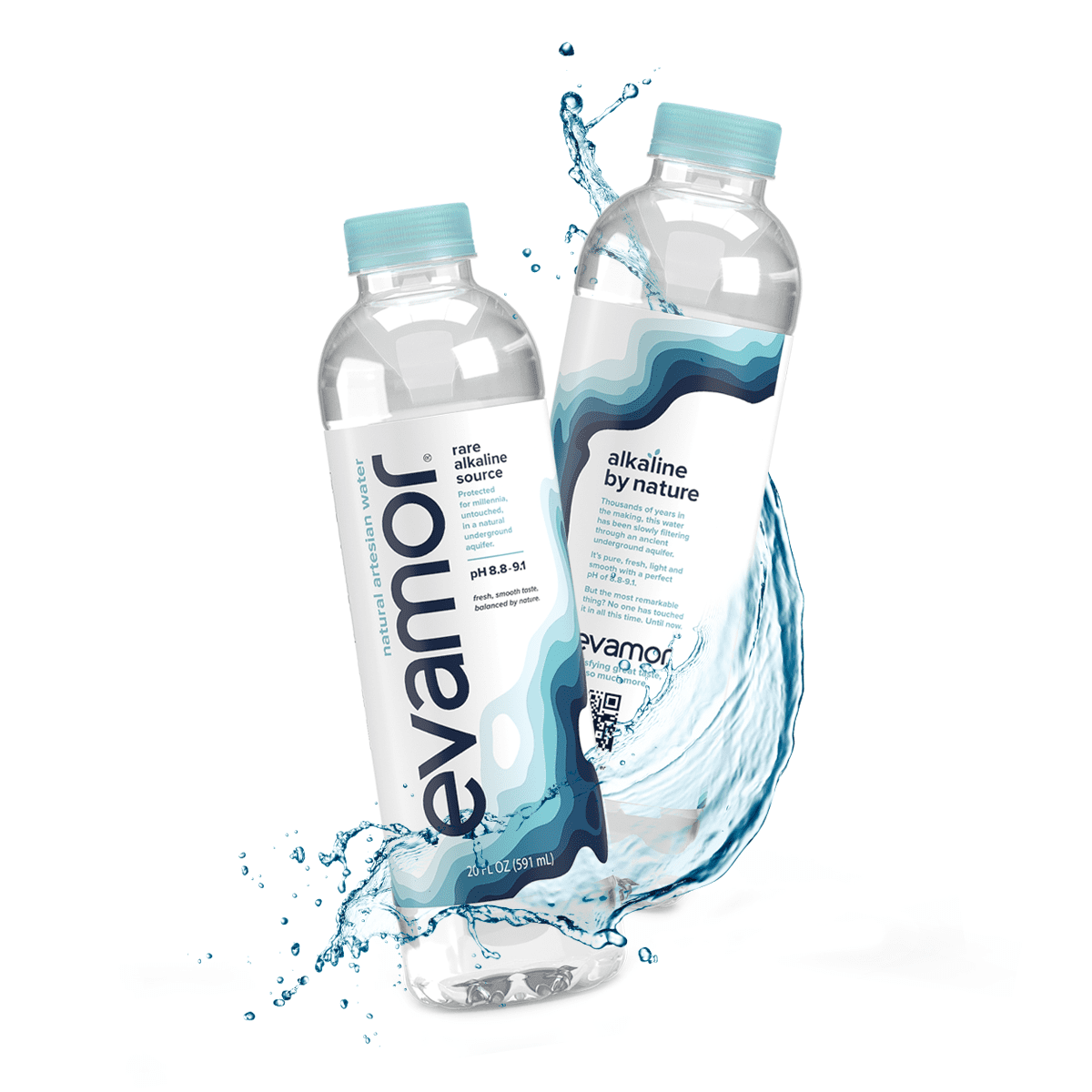 Evamor Water Packaging Redesign