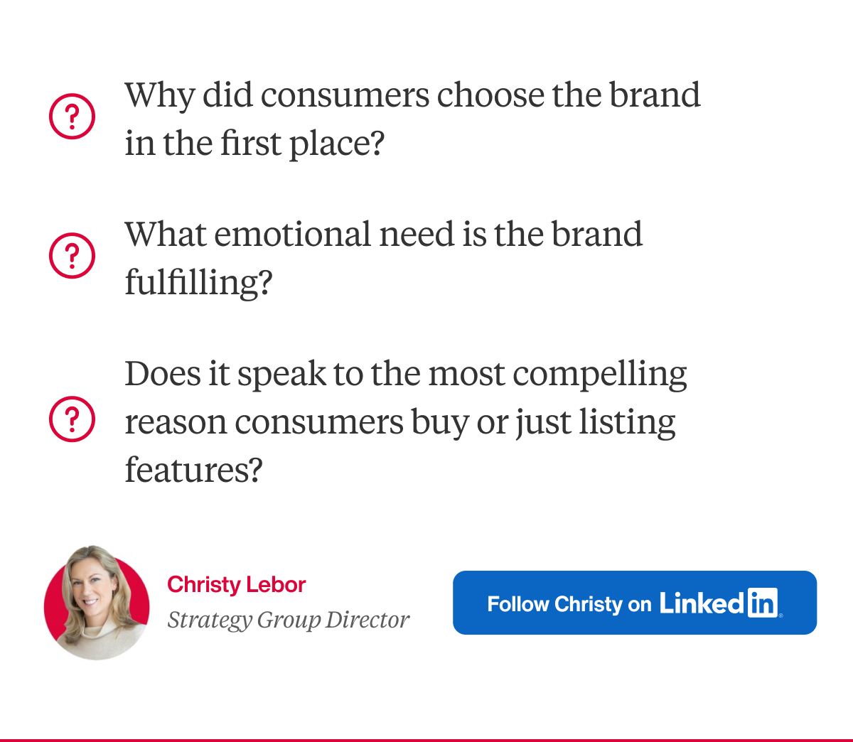 Christy Lebor Brand Repositioning 