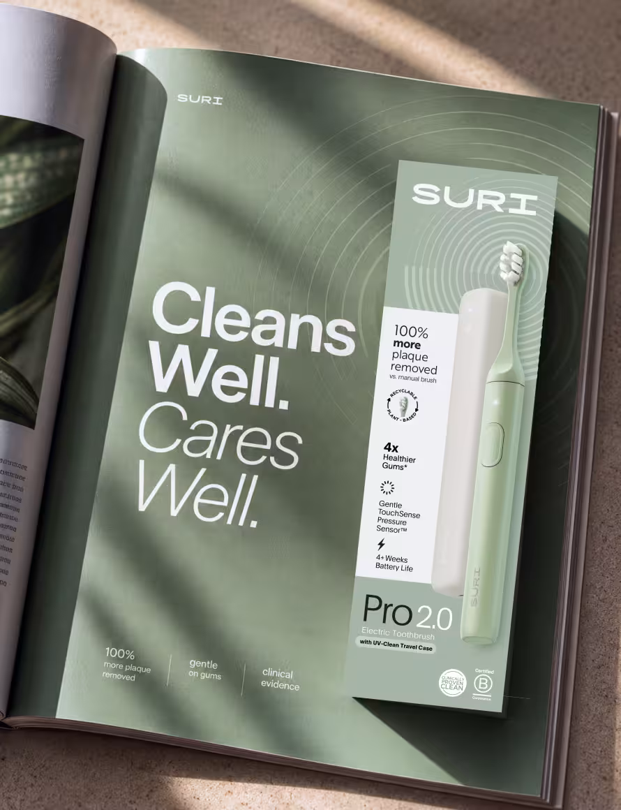 SURI packaging design editorial typography