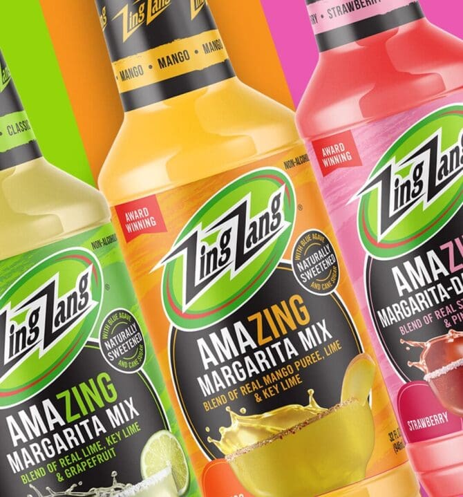 Zing Zang packaging design case study with 15 percent sales velocity gain, designed by SmashBrand.