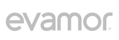 Evamor logo in grey