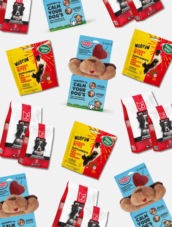 Pet Care Product Packaging Header
